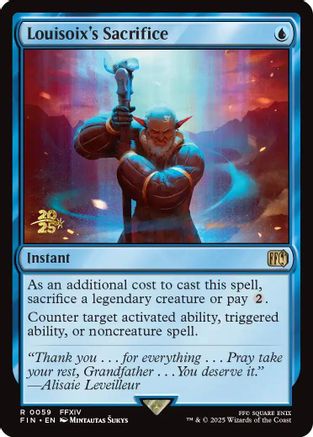 Louisoix's Sacrifice (PRE-059) - Prerelease Cards Foil | Grognard Games