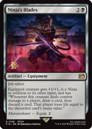 Ninja's Blades (PRE-108) - Prerelease Cards Foil | Grognard Games
