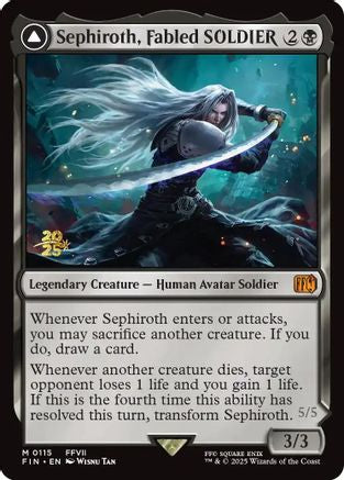 Sephiroth, Fabled SOLDIER (PRE-115) - Prerelease Cards Foil | Grognard Games