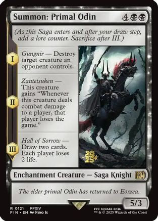 Summon: Primal Odin (PRE-121) - Prerelease Cards Foil | Grognard Games