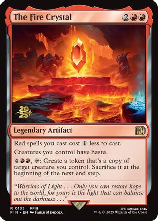 The Fire Crystal (PRE-135) - Prerelease Cards Foil | Grognard Games