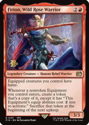 Firion, Wild Rose Warrior (PRE-137) - Prerelease Cards Foil | Grognard Games