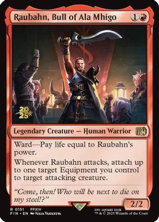 Raubahn, Bull of Ala Mhigo (PRE-151) - Prerelease Cards Foil | Grognard Games