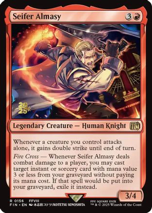 Seifer Almasy (PRE-156) - Prerelease Cards Foil | Grognard Games