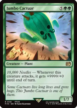Jumbo Cactuar (PRE-191) - Prerelease Cards Foil | Grognard Games