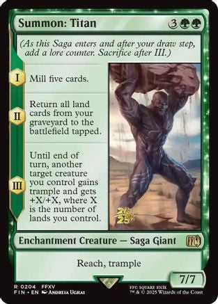 Summon: Titan (PRE-204) - Prerelease Cards Foil | Grognard Games