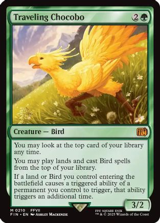 Traveling Chocobo (PRE-210) - Prerelease Cards Foil | Grognard Games