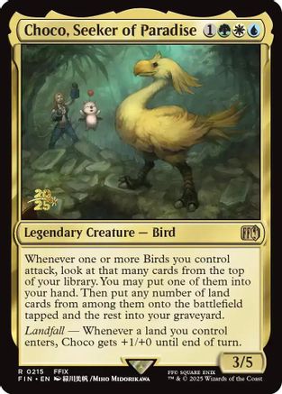 Choco, Seeker of Paradise (PRE-215) - Prerelease Cards Foil | Grognard Games