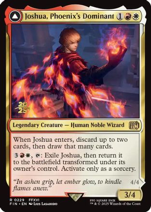 Joshua, Phoenix's Dominant (PRE-229) - Prerelease Cards Foil | Grognard Games