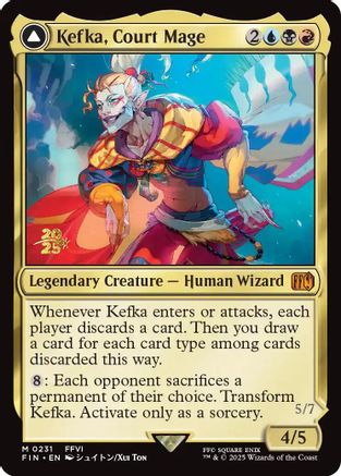 Kefka, Court Mage (PRE-231) - Prerelease Cards Foil | Grognard Games