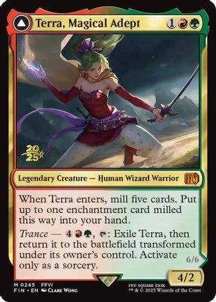 Terra, Magical Adept (PRE-245) - Prerelease Cards Foil | Grognard Games