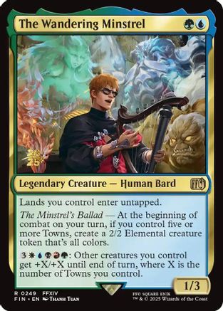 The Wandering Minstrel (PRE-249) - Prerelease Cards Foil | Grognard Games
