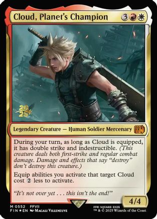 Cloud, Planet's Champion (PRE-552) - Prerelease Cards Foil | Grognard Games