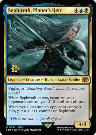 Sephiroth, Planet's Heir (PRE-553) - Prerelease Cards Foil | Grognard Games