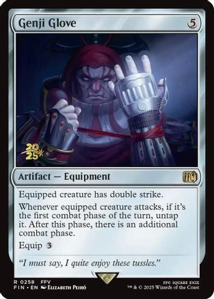 Genji Glove (PRE-258) - Prerelease Cards Foil | Grognard Games