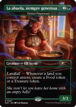 La abuela, siempre generosa - Tireless Provisioner (SLD-2057) - Secret Lair Drop Series | Grognard Games