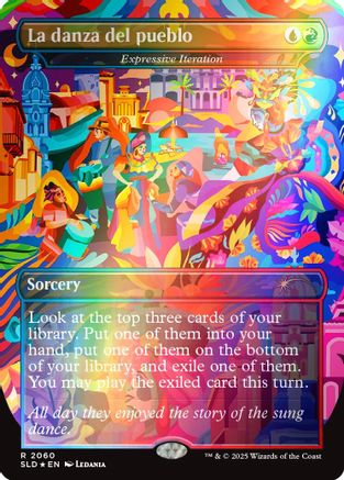 La danza del pueblo - Expressive Iteration (Rainbow Foil) (SLD-2060) - Secret Lair Drop Series Foil | Grognard Games