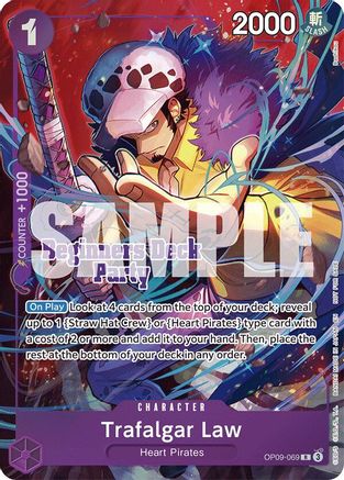 Trafalgar Law (Beginners Deck Party [ST-23] - [ST-28] Winner Pack) (OP09-069) - One Piece Promotion Cards Foil | Grognard Games