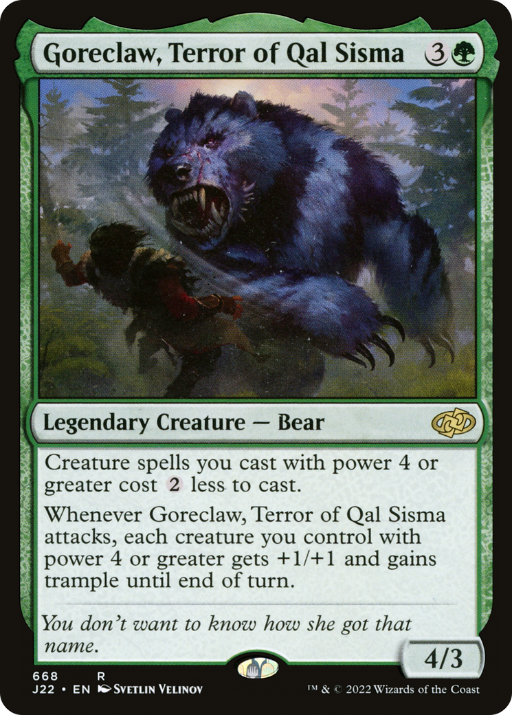 Goreclaw, Terror of Qal Sisma [Jumpstart 2022] | Grognard Games