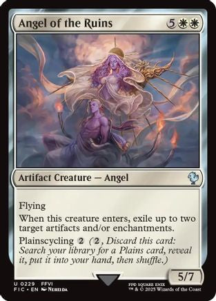 Angel of the Ruins (Surge Foil) (FIC-229) - Commander: FINAL FANTASY Foil | Grognard Games