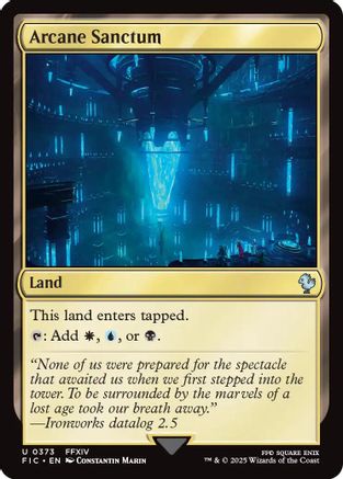 Arcane Sanctum (Surge Foil) (FIC-373) - Commander: FINAL FANTASY Foil | Grognard Games