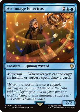 Archmage Emeritus (Surge Foil) (FIC-261) - Commander: FINAL FANTASY Foil | Grognard Games