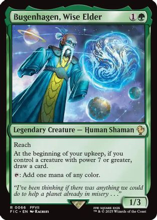 Bugenhagen, Wise Elder (Surge Foil) (FIC-066) - Commander: FINAL FANTASY Foil | Grognard Games