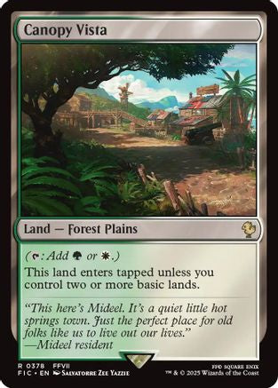 Canopy Vista (Surge Foil) (FIC-378) - Commander: FINAL FANTASY Foil | Grognard Games