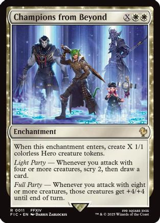 Champions from Beyond (Surge Foil) (FIC-011) - Commander: FINAL FANTASY Foil | Grognard Games