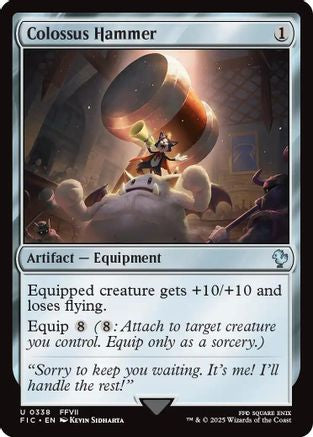 Colossus Hammer (Surge Foil) (FIC-338) - Commander: FINAL FANTASY Foil | Grognard Games