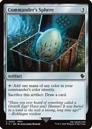 Commander's Sphere (Surge Foil) (FIC-339) - Commander: FINAL FANTASY Foil | Grognard Games