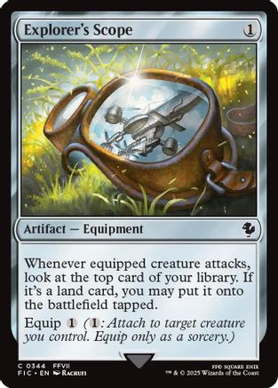 Explorer's Scope (Surge Foil) (FIC-344) - Commander: FINAL FANTASY Foil | Grognard Games