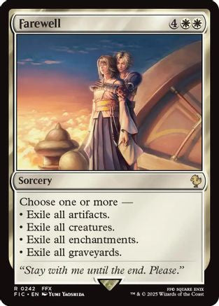 Farewell (Surge Foil) (FIC-242) - Commander: FINAL FANTASY Foil | Grognard Games