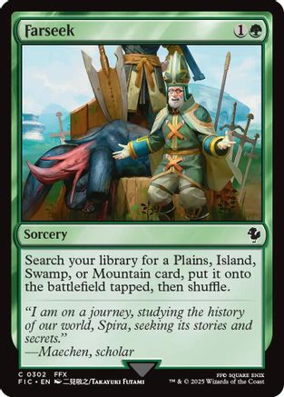 Farseek (Surge Foil) (FIC-302) - Commander: FINAL FANTASY Foil | Grognard Games