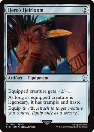 Hero's Heirloom (Surge Foil) (FIC-346) - Commander: FINAL FANTASY Foil | Grognard Games
