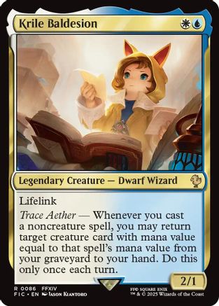 Krile Baldesion (Surge Foil) (FIC-086) - Commander: FINAL FANTASY Foil | Grognard Games