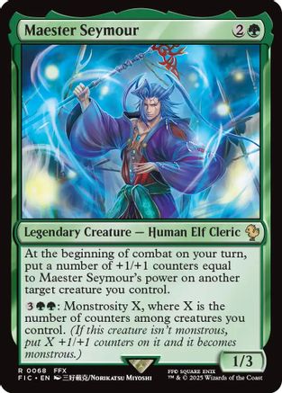 Maester Seymour (Surge Foil) (FIC-068) - Commander: FINAL FANTASY Foil | Grognard Games