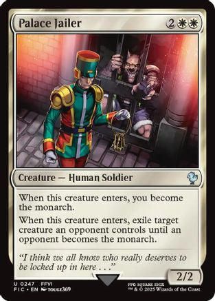 Palace Jailer (Surge Foil) (FIC-247) - Commander: FINAL FANTASY Foil | Grognard Games