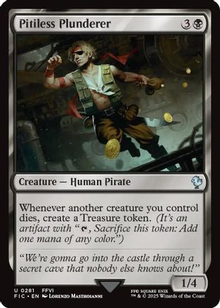 Pitiless Plunderer (Surge Foil) (FIC-281) - Commander: FINAL FANTASY Foil | Grognard Games