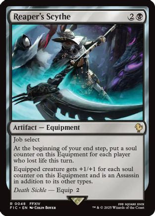 Reaper's Scythe (Surge Foil) (FIC-048) - Commander: FINAL FANTASY Foil | Grognard Games