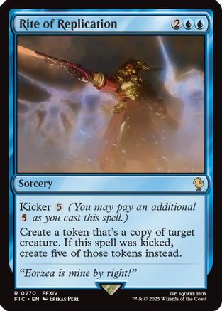 Rite of Replication (Surge Foil) (FIC-270) - Commander: FINAL FANTASY Foil | Grognard Games