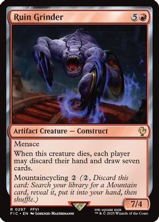 Ruin Grinder (Surge Foil) (FIC-297) - Commander: FINAL FANTASY Foil | Grognard Games