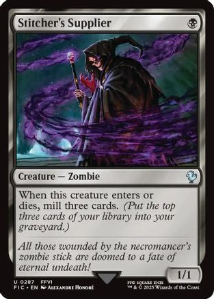 Stitcher's Supplier (Surge Foil) (FIC-287) - Commander: FINAL FANTASY Foil | Grognard Games