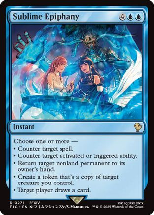 Sublime Epiphany (Surge Foil) (FIC-271) - Commander: FINAL FANTASY Foil | Grognard Games