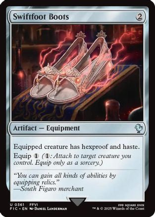 Swiftfoot Boots (Surge Foil) (FIC-361) - Commander: FINAL FANTASY Foil | Grognard Games