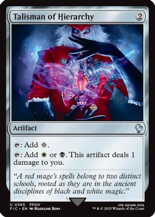 Talisman of Hierarchy (Surge Foil) (FIC-365) - Commander: FINAL FANTASY Foil | Grognard Games