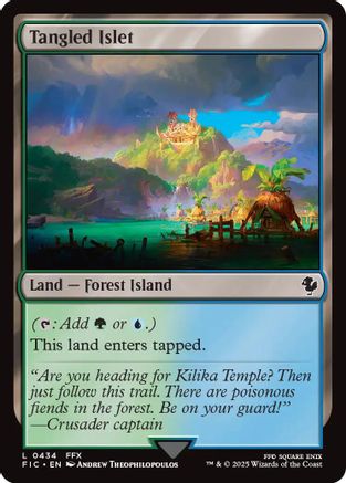 Tangled Islet (Surge Foil) (FIC-434) - Commander: FINAL FANTASY Foil | Grognard Games