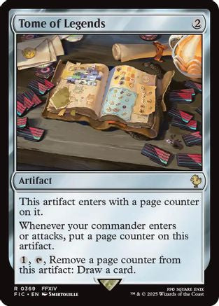 Tome of Legends (Surge Foil) (FIC-369) - Commander: FINAL FANTASY Foil | Grognard Games