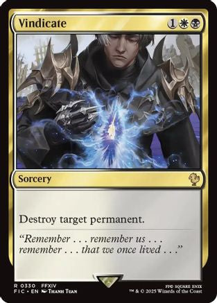 Vindicate (Surge Foil) (FIC-330) - Commander: FINAL FANTASY Foil | Grognard Games