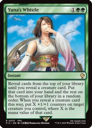 Yuna's Whistle (Surge Foil) (FIC-075) - Commander: FINAL FANTASY Foil | Grognard Games